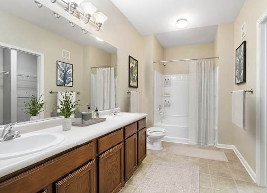 Bathroom at Reflections of Island Park Apartments, Shreveport, 71105
