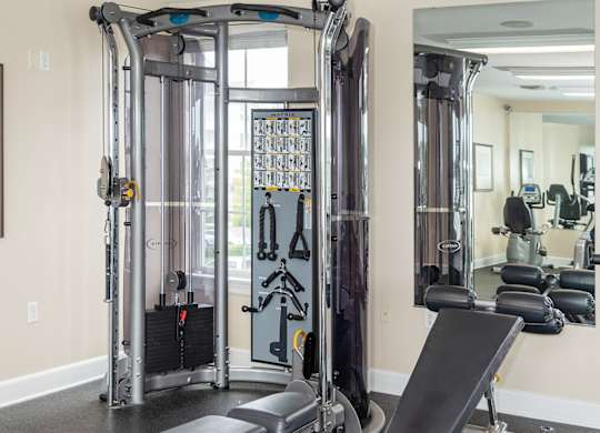 Gym at River House Apartments, Norfolk, Virginia