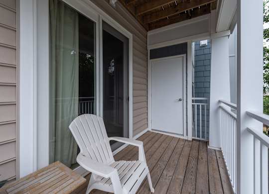 River House Balcony at River House Apartments, Norfolk, Virginia
