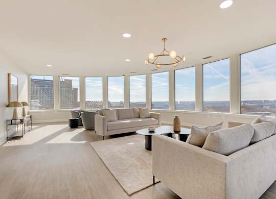 Resident Lounge Area at Seminary Towers, Virginia