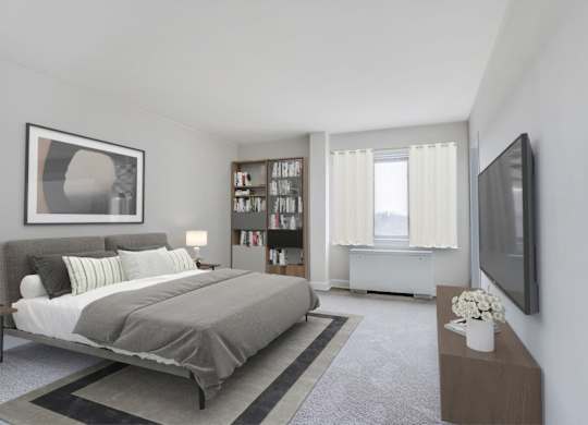 White interior at Seminary Towers, Alexandria, VA