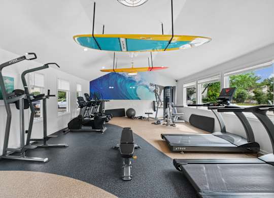 Fitness Center at Quail Ridge Apartments in Plainsboro, NJ