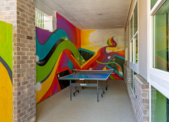 Game Room at Skyland Exchange Apartments, Asheville