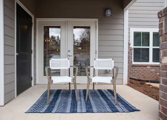 Skyland Exchange Patio at Skyland Exchange Apartments, North Carolina