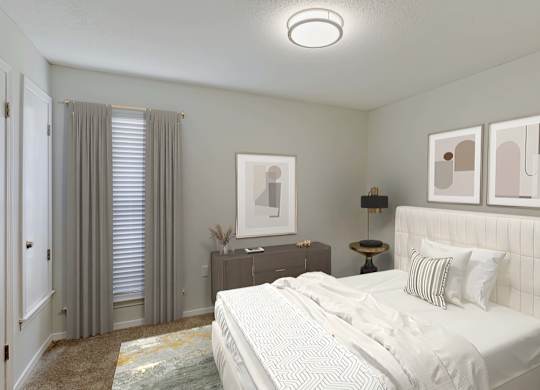 King Size Bedroom at Southaven Pointe Apartments, Southaven