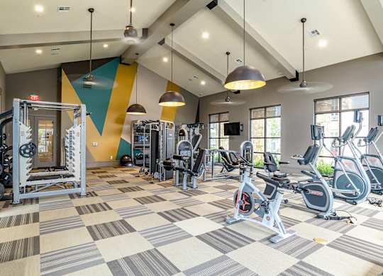 Fitness Center at Stone Loch Apartments, Texas
