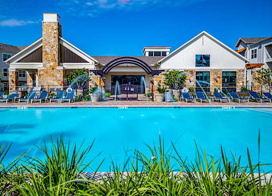 Blue cool pool at Stone Loch Apartments,Texas 77375