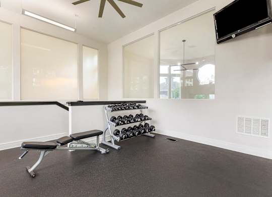 Free Weights at The Apartments at Tamar Meadow, Columbia, MD