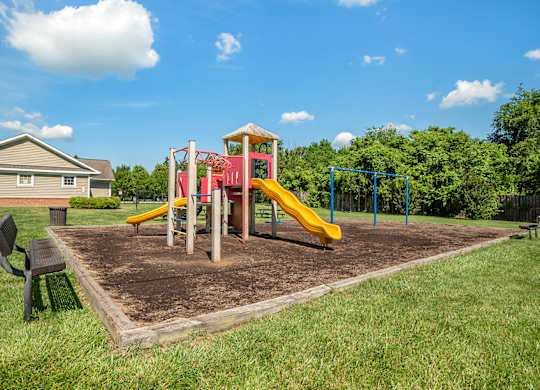 A Playground  with Benches at The Manor/The Manor East Apartments, Leesburg, 20176