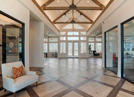 Clubhouse interior at The Mason at Fremaux Park, Slidell
