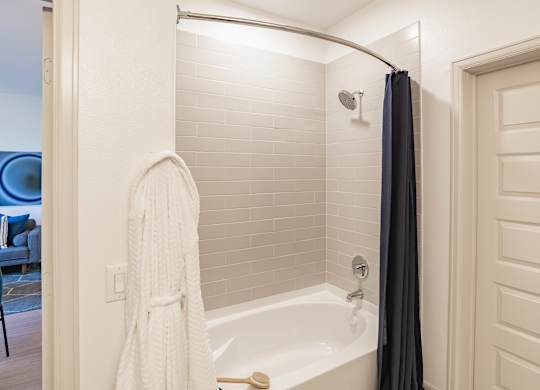 Bath tub at The Rosemary Apartments, Humble, TX, 77346