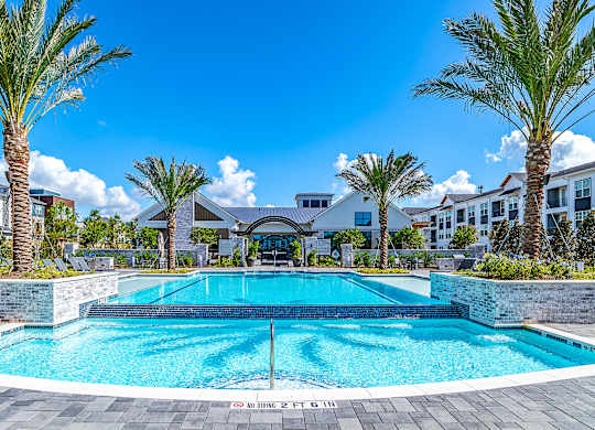 The Rosemary Pool at The Rosemary Apartments, Humble, Texas
