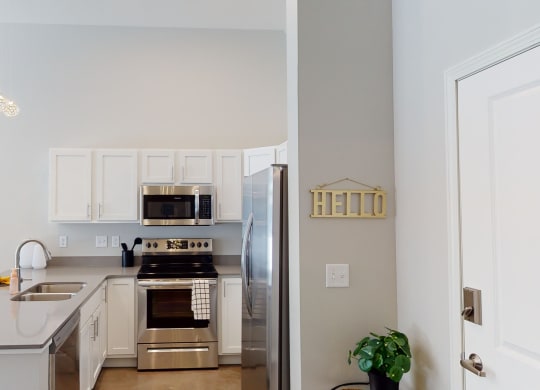 model kitchen at Northern Lights a Lifestyle-Driven Community, West Fargo