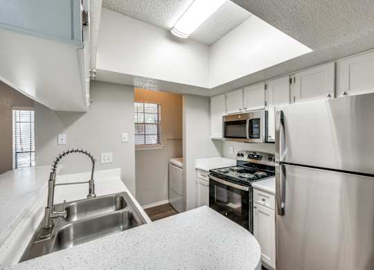 Kitchen at Foxborough Apartments, Irving, TX, Texas, 75061