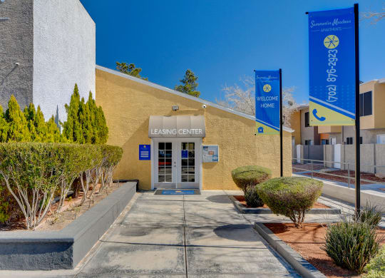 leasing building Entrance at Summer Meadows, Las Vegas, NV, 89102