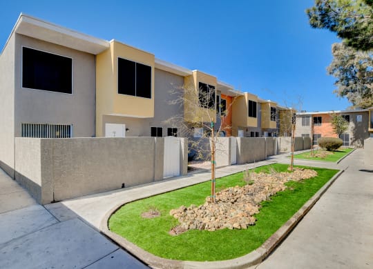 apartment buildings at Summer Meadows, Las Vegas, Nevada