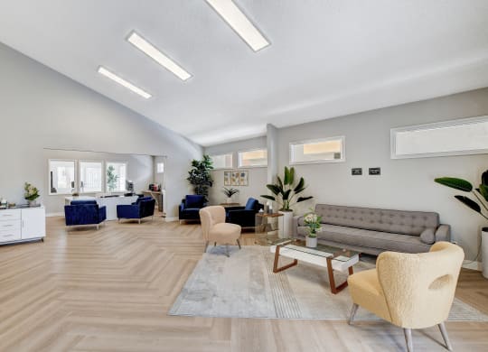 Large leasing office at Summer Meadows, Nevada
