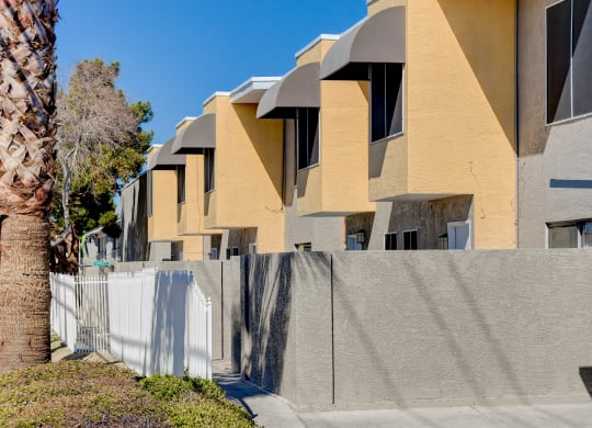 apartment buildings at Summer Meadows, Las Vegas, Nevada