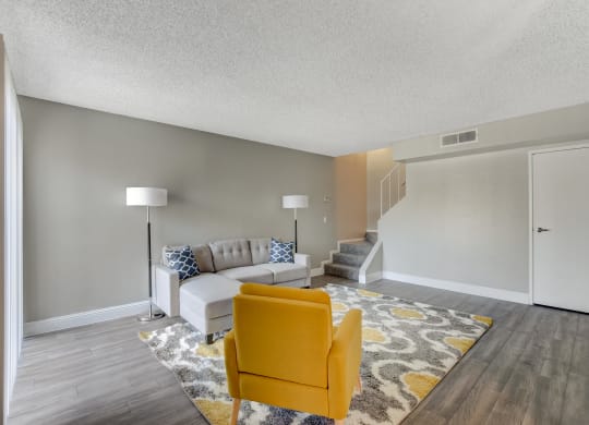 townhouse living room at Summer Meadows, Las Vegas, NV, 89102