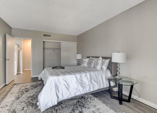 bedroom with large bed at Summer Meadows, Las Vegas, NV, 89102