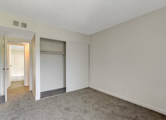 Empty Bedroom at Summer Meadows, Nevada