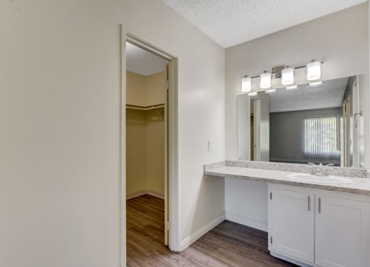 bathroom sink area at Summer Meadows, Nevada