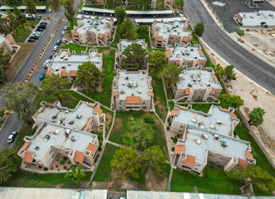 aerial view at Desert Bay Apartments, Laughlin,89029