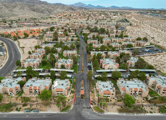 aerial top view at Desert Bay Apartments, Laughlin, NV