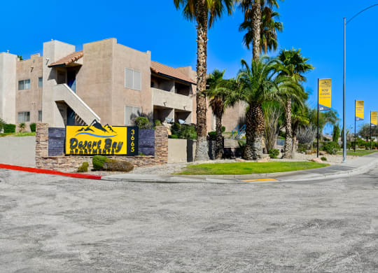 street entrance at Desert Bay Apartments, Laughlin, Nevada, 89029