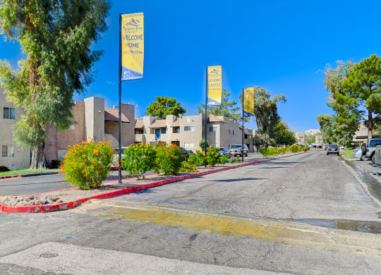 entrance at Desert Bay Apartments, Laughlin, Nevada