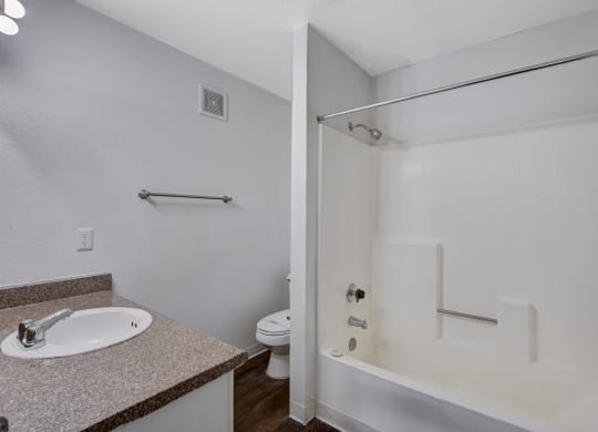 Bathroom With Bathtub at Desert Vistas Apartments, Las Vegas, Nevada, 89142