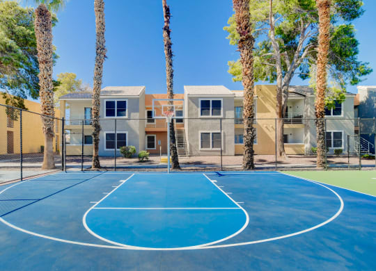 basketball court at Citrus Apartments, Las Vegas