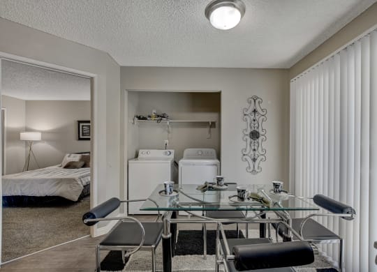 Fully Equipped Dining Area at Citrus Apartments, Las Vegas, Nevada