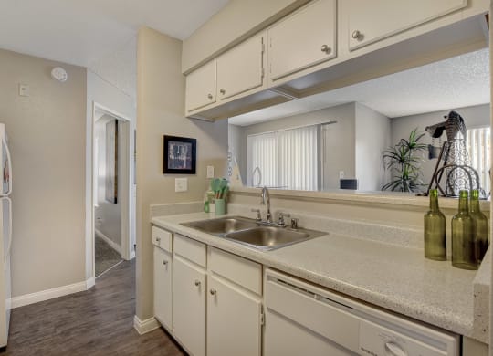 Renovated Kitchen at Citrus Apartments, Las Vegas, Nevada