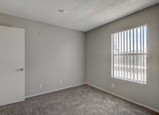 Empty Bedroom at Citrus Apartments, Las Vegas