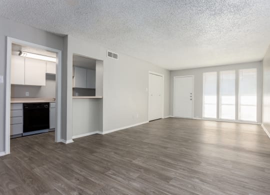 Expansive Living Room at Falls on Clearwood Apartments, Richardson