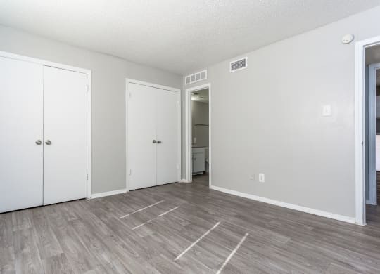 Bedroom With Closet at Falls on Clearwood Apartments, Texas