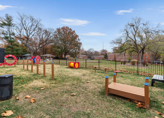 dog park at Hampton Gardens, Missouri, 63139