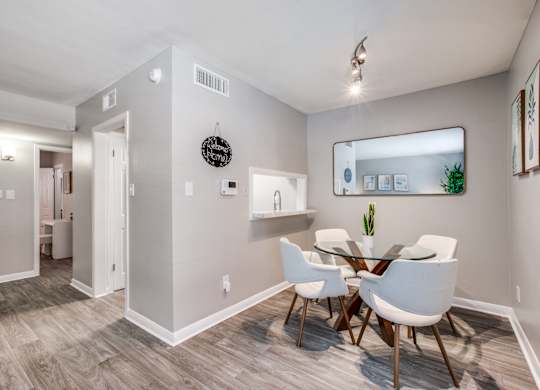 Elegant Dining Room at Bellaire Oaks Apartments, Houston, Texas