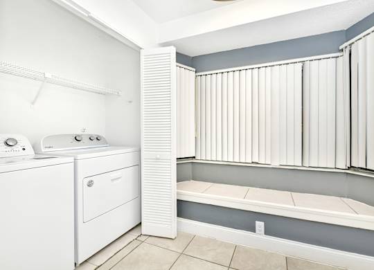 laundry sitting area