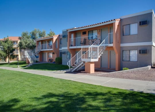 Building Entrance at Valencia Park, Phoenix, Arizona, 85008