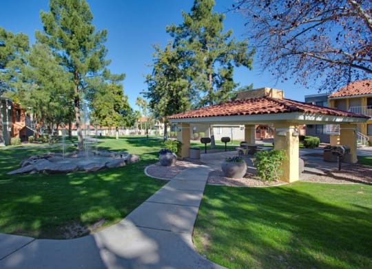 Landscaping at Valencia Park, Phoenix, Arizona