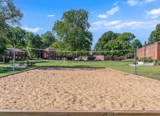 sand volleyball at Hampton Gardens, Saint Louis, Missouri