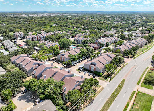 Aerial View Of Property at Foxborough Apartments, Irving, TX, 75061