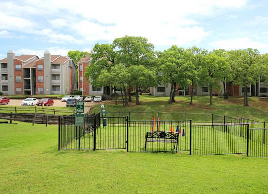 dog park at Foxborough Apartments, Irving, 75061