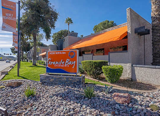 front monument at Granite Bay, Phoenix, Arizona