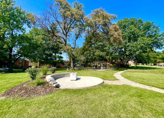 Garden area at Hampton Gardens, Missouri