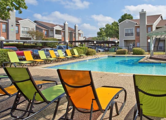 Crystal Clear Swimming Pool at Foxborough Apartments, Irving, TX, Texas, 75061