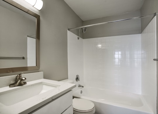 a bathroom with a sink toilet and bathtub at Valencia Park, Phoenix, AZ, 85008