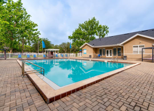 resort style swimming pool at Village Lakes, Orlando, FL, 32808